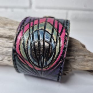 Pulsera de cuero Modelo Ocelo