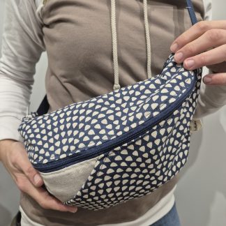 Riñonera bandolera Nathaly - estampado diamantes