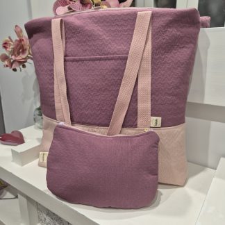Conjunto Bolso-Neceser Modelo Rose