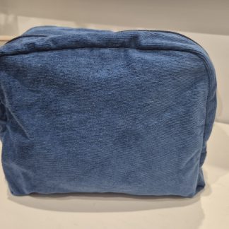 Neceser cuadrado Eliot - pana azul