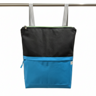 Mochila Impermeable - Modelo Urban KODURA Azul Artesanal | Resistente y Duradera