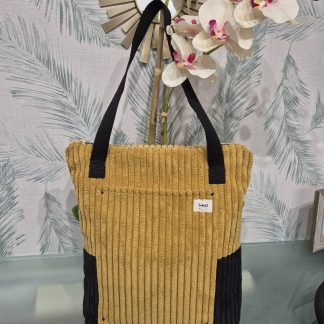 Tote Bag Pana Ecológica - Hecha a Mano con Velour OEKO-TEX y Algodón 100%