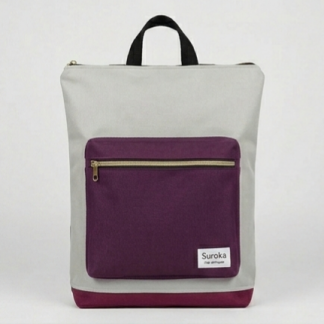 Mochila Impermeable - Modelo Urban KODURA Morada Artesanal | Resistente y Duradera